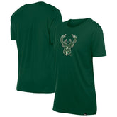 Milwaukee Bucks Women's Glam Game Flower T-Shirt New