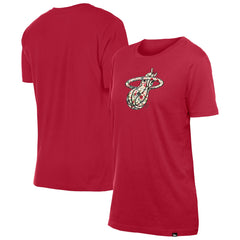 Miami Heat Women's Glam Game Flower T-Shirt On Sale