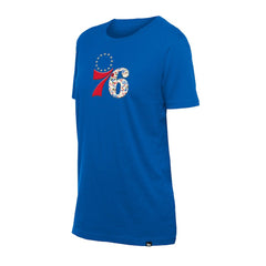 Philadelphia 76ers Women's Glam Game Flower T-Shirt Discount