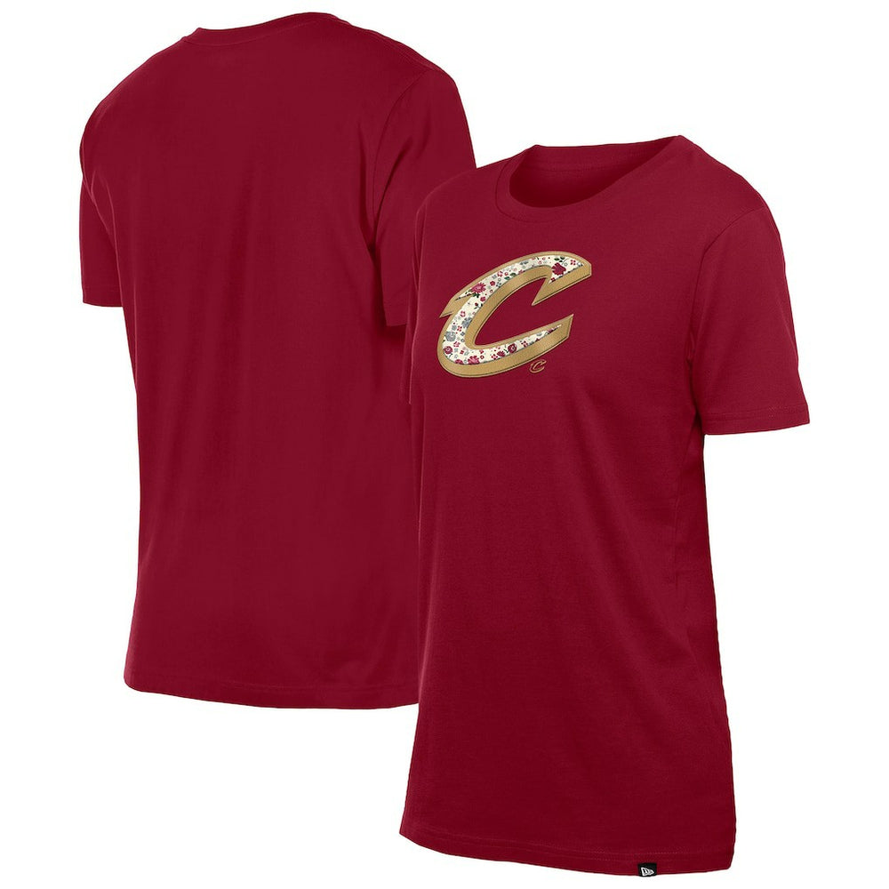 Cleveland Cavaliers Women's Glam Game Flower T-Shirt sale For Sale