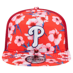 Philadelphia Phillies New Era Adventure Pattern Golfer Trucker Snapback Hat | MLB Online
