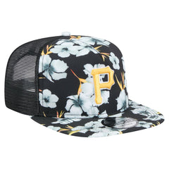 Pittsburgh Pirates New Era Adventure Pattern Golfer Trucker Snapback Hat | MLB New