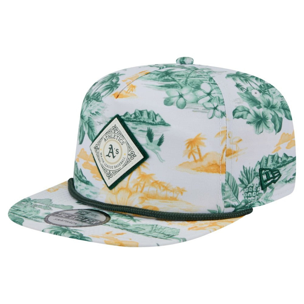 Athletics New Era Printed Island Golfer Snapback Hat | MLB Online
