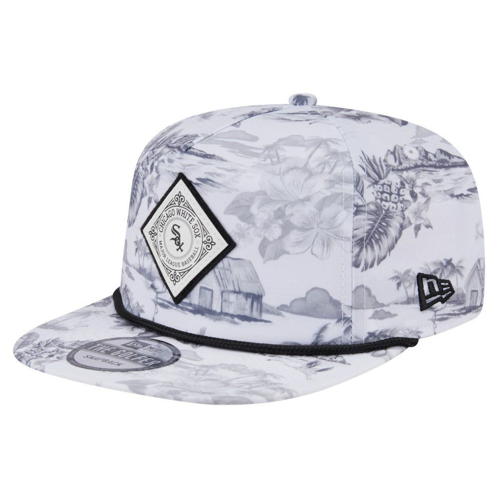 Chicago White Sox New Era Printed Island Golfer Snapback Hat | MLB Sale