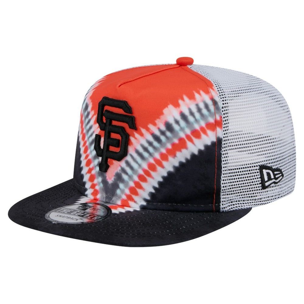 San Francisco Giants New Era Tie-Dye Golfer Trucker Adjustable Hat | MLB Near me