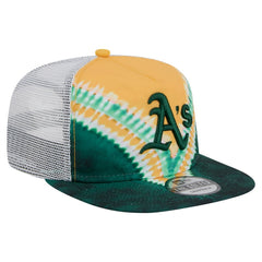 Athletics New Era Tie-Dye Golfer Trucker Adjustable Hat | MLB US