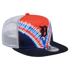 Detroit Tigers New Era Tie-Dye Golfer Trucker Adjustable Hat | MLB New