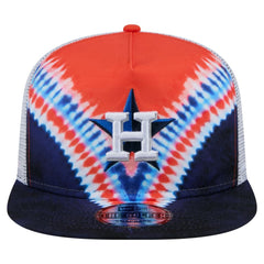 Houston Astros New Era Tie-Dye Golfer Trucker Adjustable Hat | MLB Online