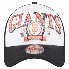 San Francisco Giants New Era Distressed 9FORTY A-Frame Adjustable Trucker Hat | MLB US