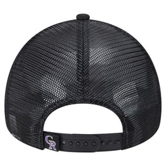 Colorado Rockies New Era Distressed 9FORTY A-Frame Adjustable Trucker Hat | MLB Discount