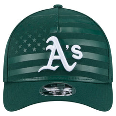 Athletics New Era American Flag 9FORTY M-Crown A-Frame Adjustable Hat | MLB Discount