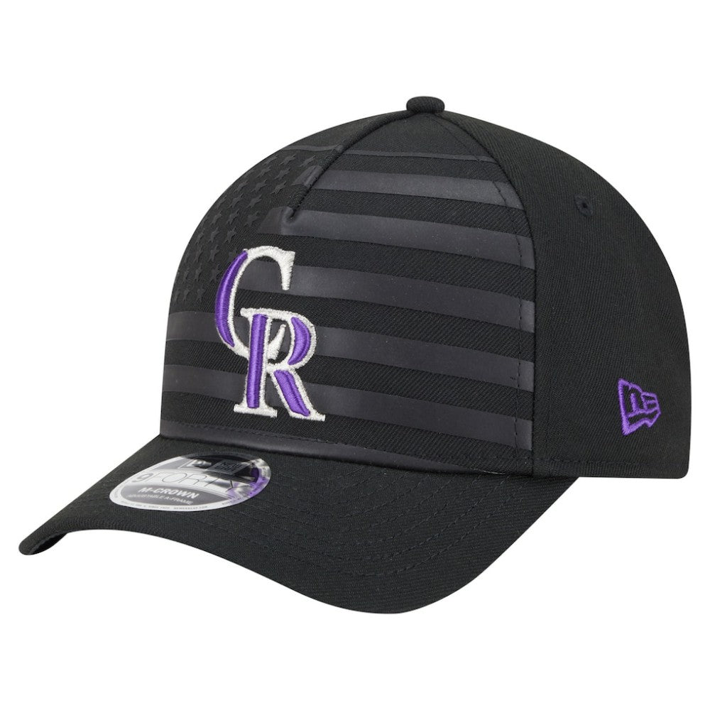 Colorado Rockies New Era American Flag 9FORTY M-Crown A-Frame Adjustable Hat | MLB Discount