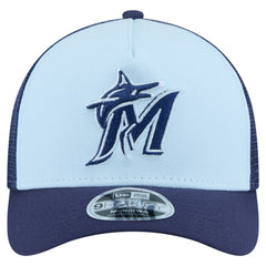 Miami Marlins New Era 2-Tone Color Pack 9FORTY M-Crown A-Frame Adjustable Hat | MLB US