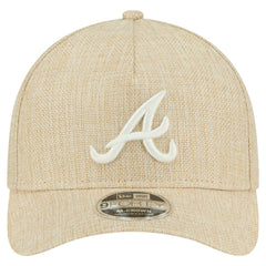Atlanta Braves New Era Cotton Weave M-Crown A-Frame 9FORTY Adjustable Hat | MLB Near me