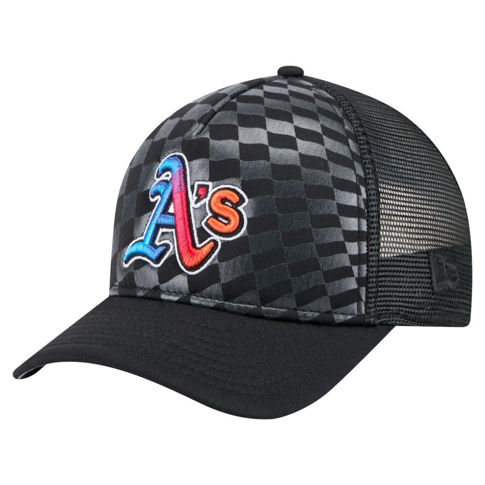Athletics New Era Gradient 9FORTY A-Frame M-Crown Trucker Adjustable Hat | MLB For sale