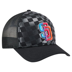 San Diego Padres New Era Gradient 9FORTY A-Frame M-Crown Trucker Adjustable Hat | MLB Sale
