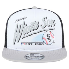 Chicago White Sox New Era Retro Script Trucker 9FIFTY Snapback Hat | MLB Sale