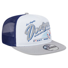 Los Angeles Dodgers New Era Retro Script Trucker 9FIFTY Snapback Hat | MLB US