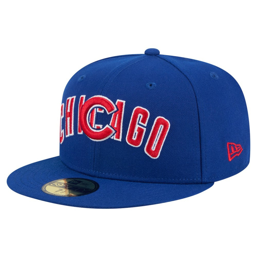 Chicago Cubs New Era Overlap 59FIFTY Fitted Hat | MLB Shop