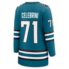 Macklin Celebrini San Jose Sharks Fanatics Women's Home Breakaway Jersey – Teal On Sale