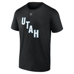 Lawson Crouse Utah Mammoth Fanatics Authentic Stack Name & Number T-Shirt For Sale