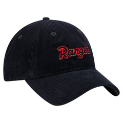 Texas Rangers New Era Women's Corduroy 9TWENTY Adjustable Hat | MLB New