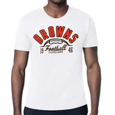 Cleveland Browns Starter Half Ball Logo T-Shirt