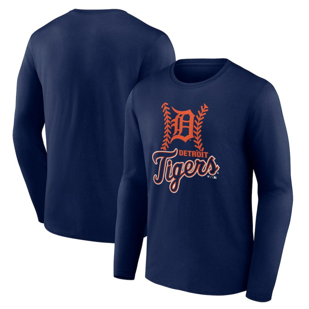 Detroit Tigers Fastball Long Sleeve T-Shirt | MLB New