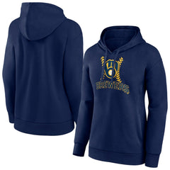 Milwaukee Brewers Women's Fastball Pullover Hoodie | MLB US