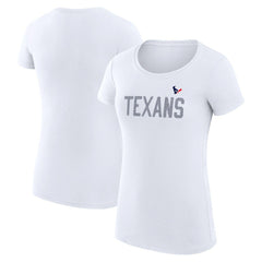 Houston Texans G-III 4Her by Carl Banks Women's Super-Slim Fit Lightweight Dot Print T-Shirt