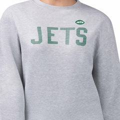 New York Jets G-III 4Her by Carl Banks Women's Dot Print Fleece Pullover Sweatshirt