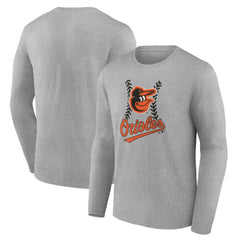 Baltimore Orioles Fastball Long Sleeve T-Shirt | MLB New