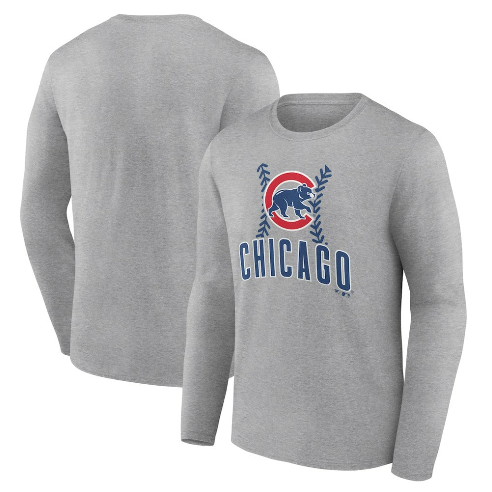 Chicago Cubs Fastball Long Sleeve T-Shirt | MLB New