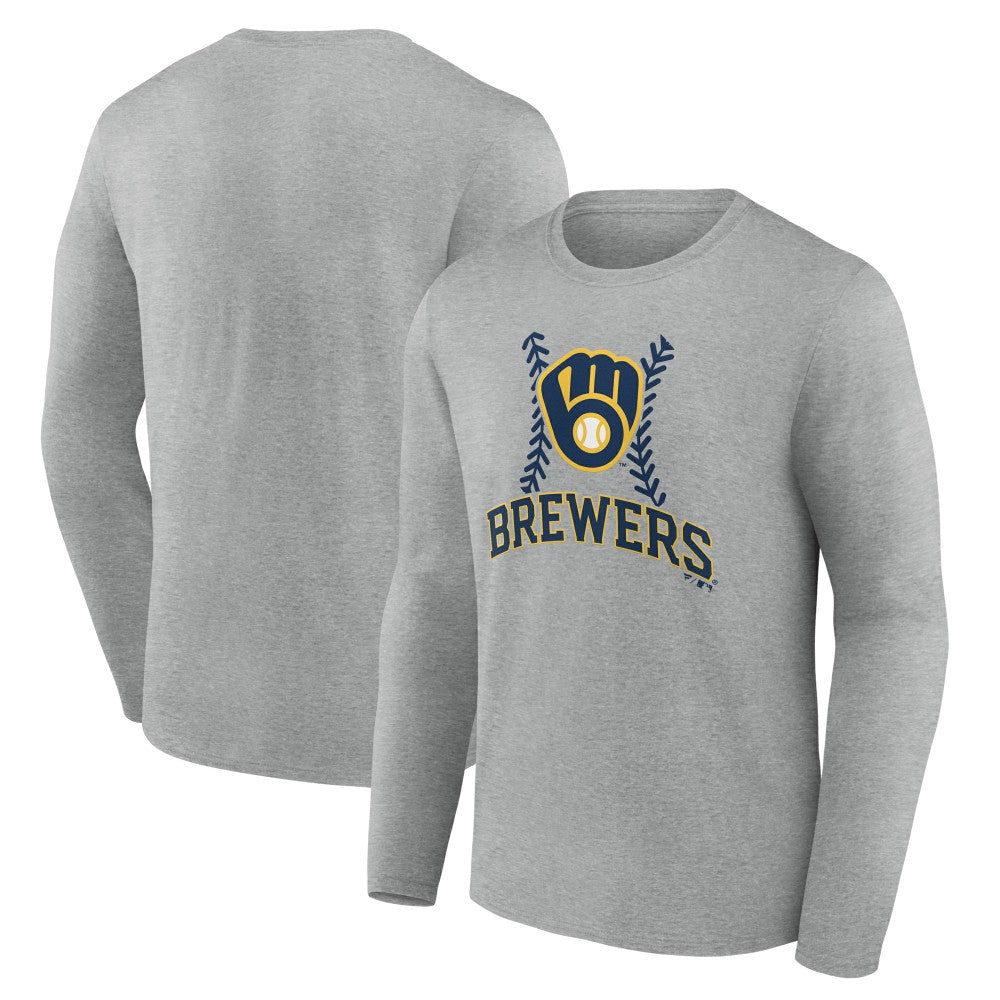 Milwaukee Brewers Fastball Long Sleeve T-Shirt | MLB On Sale
