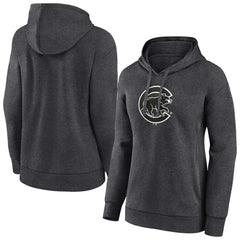 Chicago Cubs Women's Monochrome Pullover Hoodie | MLB For sale
