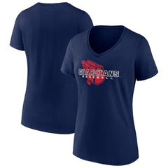 Cleveland Guardians Women's Stellar V-Neck T-Shirt | MLB Discount