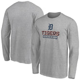 Detroit Tigers Evanston Stencil Long Sleeve T-Shirt | MLB US