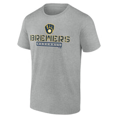 Milwaukee Brewers Evanston Stencil T-Shirt | MLB Shop
