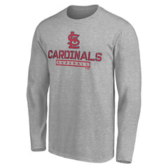 St. Louis Cardinals Evanston Stencil Long Sleeve T-Shirt | MLB For sale