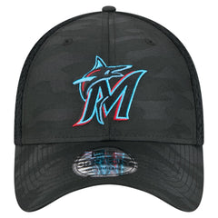 Miami Marlins New Era Subtle Camo 39THIRTY Flex Hat | MLB Outlet