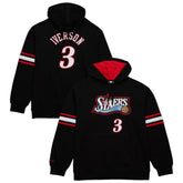 Allen Iverson Philadelphia 76ers Name & Number Pullover Hoodie New