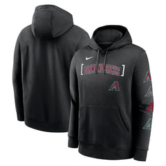 Arizona Diamondbacks Nike Club Stack Pullover Hoodie | MLB On Sale