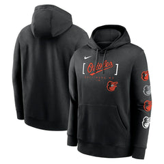 Baltimore Orioles Nike Club Stack Pullover Hoodie | MLB New