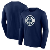 LA Clippers Primary Logo Long Sleeve T-Shirt On Sale