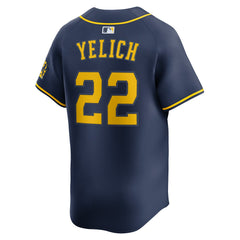 Christian Yelich Milwaukee Brewers Nike Alternate Limited Jersey | MLB For sale