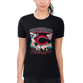 Cincinnati Reds G-III 4Her by Carl Banks Women's Super-Slim Fit Lightweight Flowers Graphic T-Shirt | MLB On Sale