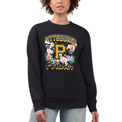 Pittsburgh Pirates G-III 4Her by Carl Banks Women's Flowers Graphic Pullover Sweatshirt | MLB Sale