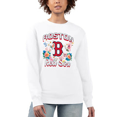 Boston Red Sox G-III 4Her by Carl Banks Women's Flowers Graphic Pullover Sweatshirt | MLB Online