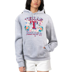 Texas Rangers G-III 4Her by Carl Banks Women's Flowers Graphic Pullover Hoodie | MLB New