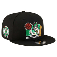 Boston Celtics Lucky 18x Champs 9FIFTY Snapback Hat Discount